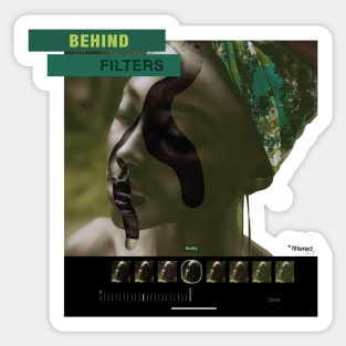 Behind Filters/Remove Filters Campaign Green Sticker